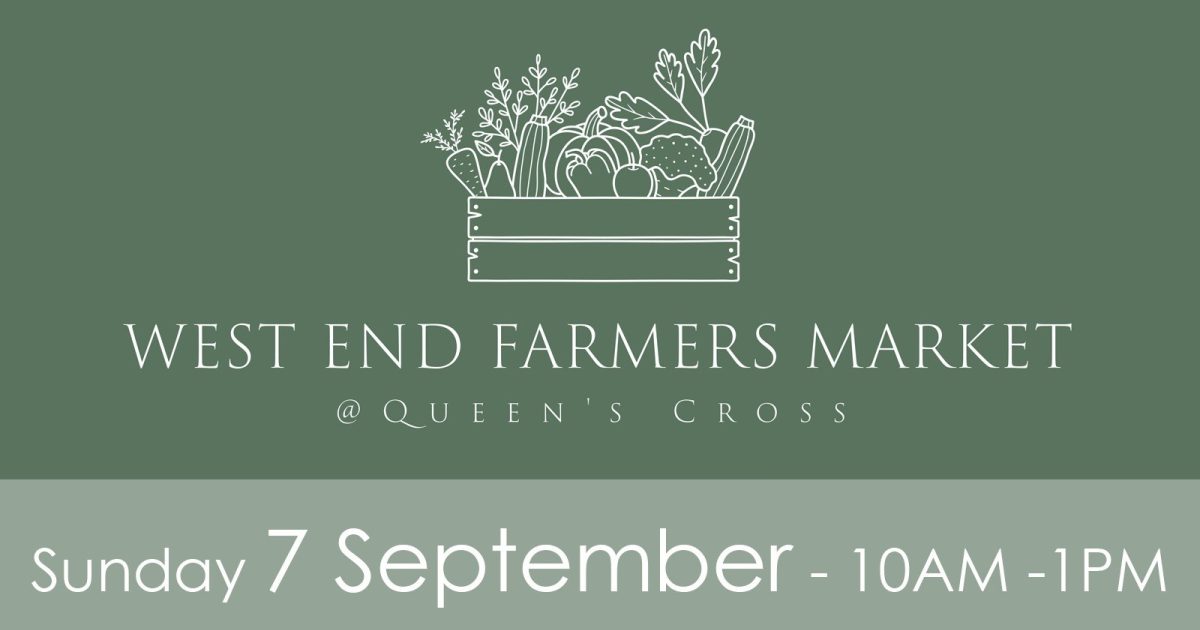 OpenGraph Image for West End Farmers’ Market: Sunday 7 September