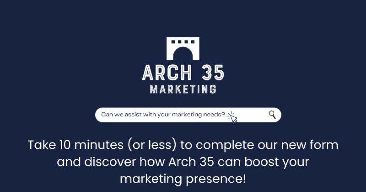 OpenGraph Image for New marketing questionnaire from Arch 35 Marketing offers tailored insights in under 10 minutes