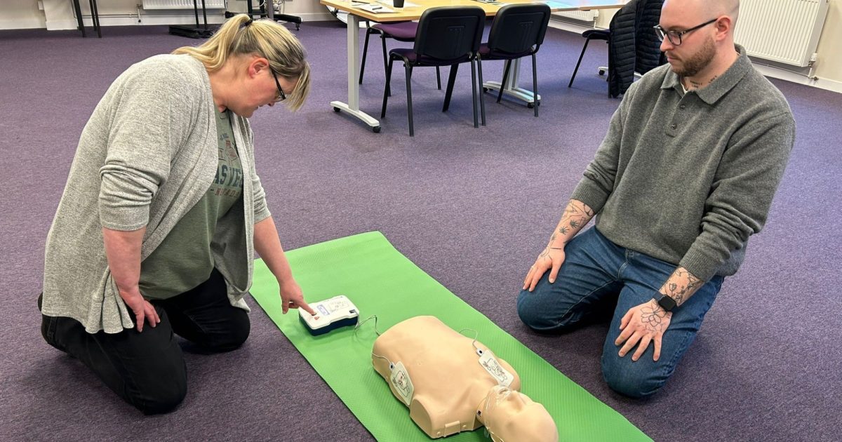 OpenGraph Image for Local charity staff gain vital first aid skills