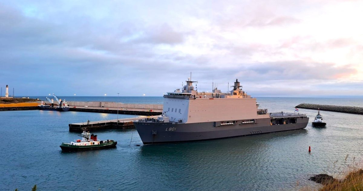OpenGraph Image for His Netherlands Majesty’s Ship Johan de Witt marks the largest warship to visit Port of Aberdeen