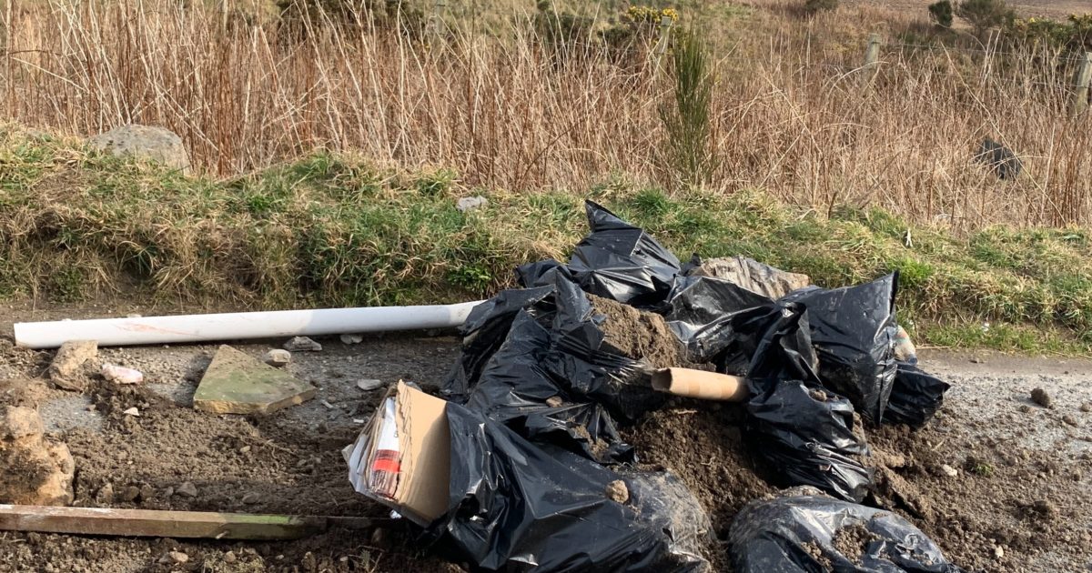 OpenGraph Image for Dangerous flytipping in city street causes road to be blocked