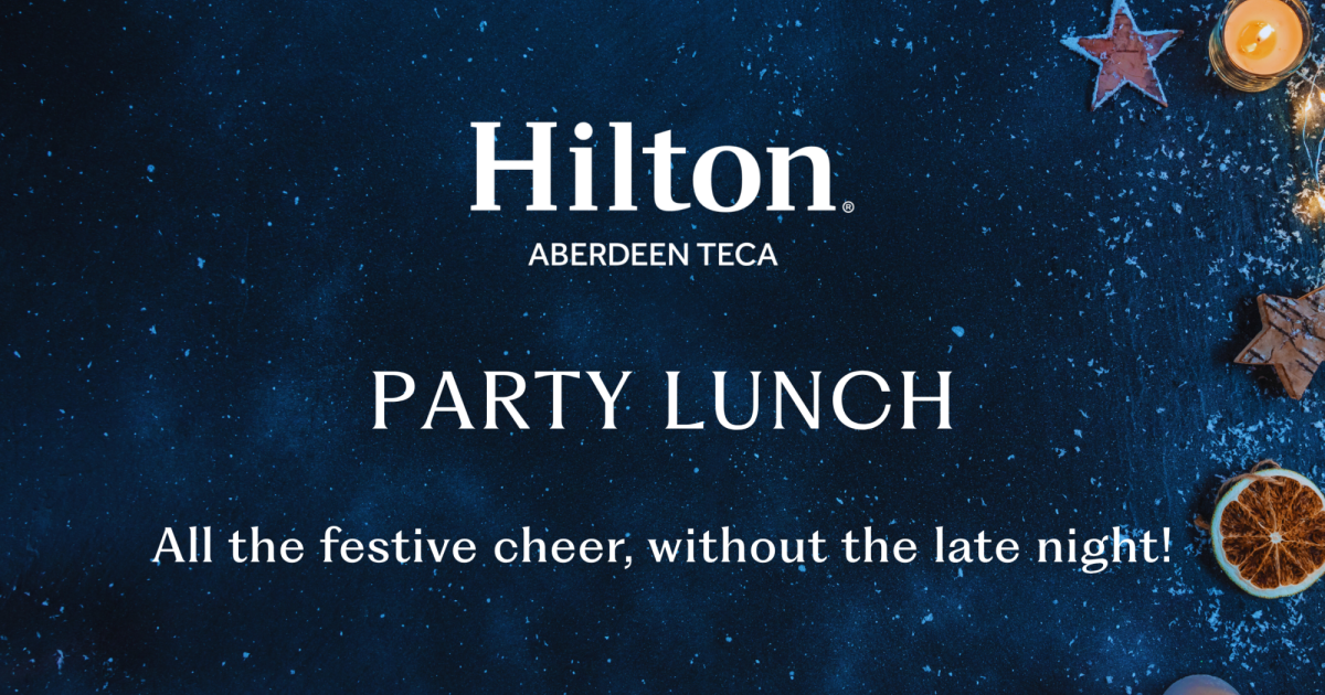 OpenGraph Image for Christmas Party Lunch at Hilton Aberdeen TECA