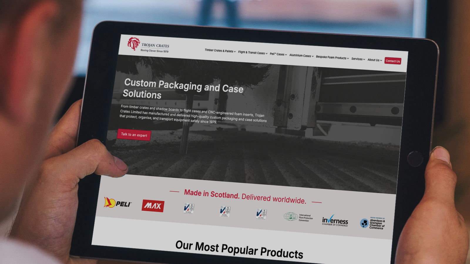 Trojan Crates launches new website showcasing comprehensive range of products