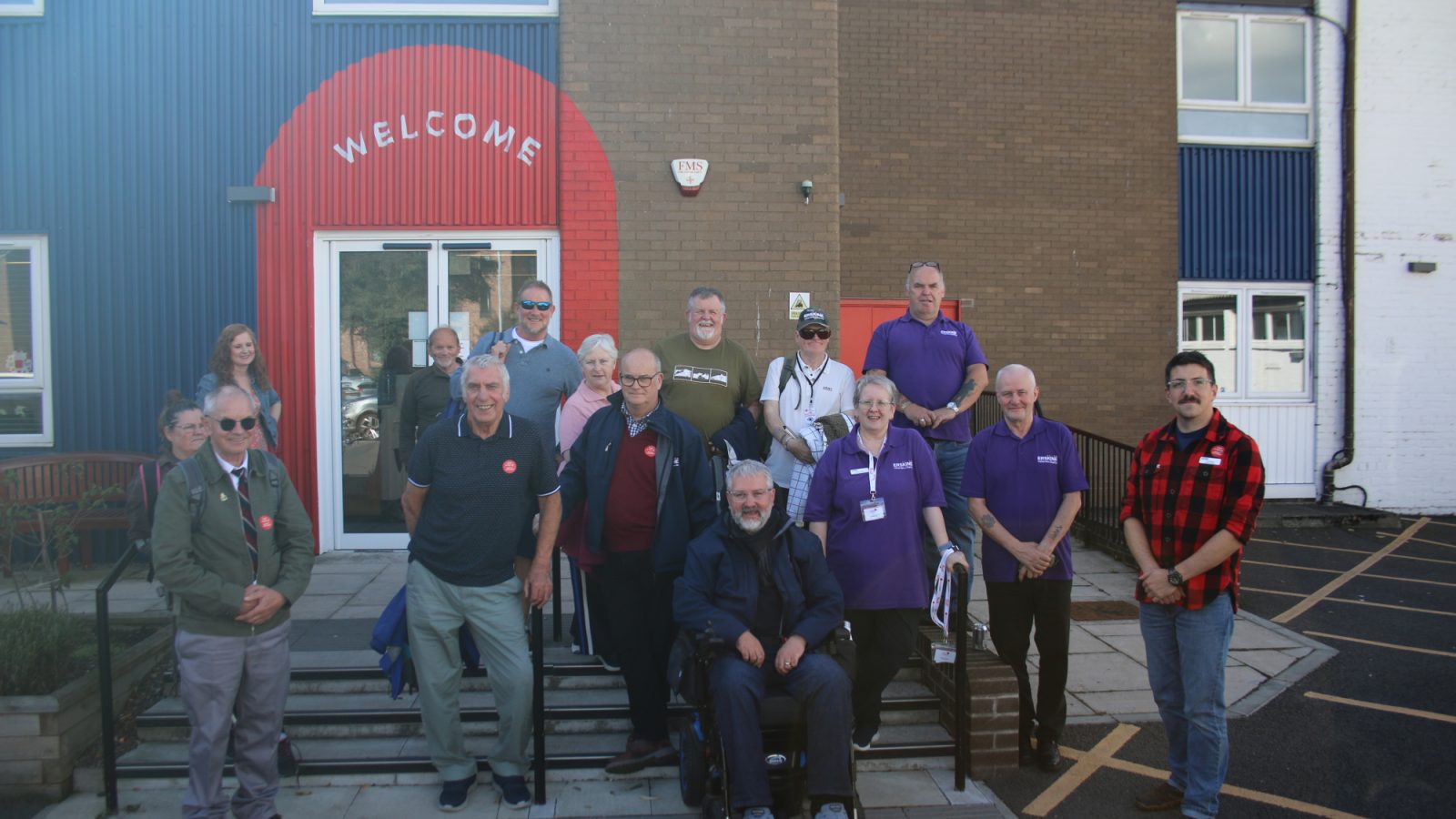 Erskine Activity Centre members visit Lady Haig Factory
