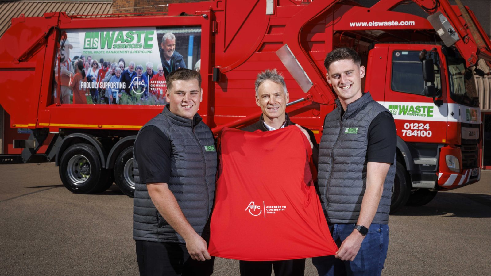 EIS Waste puts Aberdeen FC Community Trust on the European stage