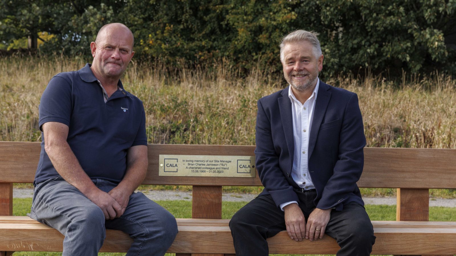 New benches serve as memorial to much loved Cala colleague