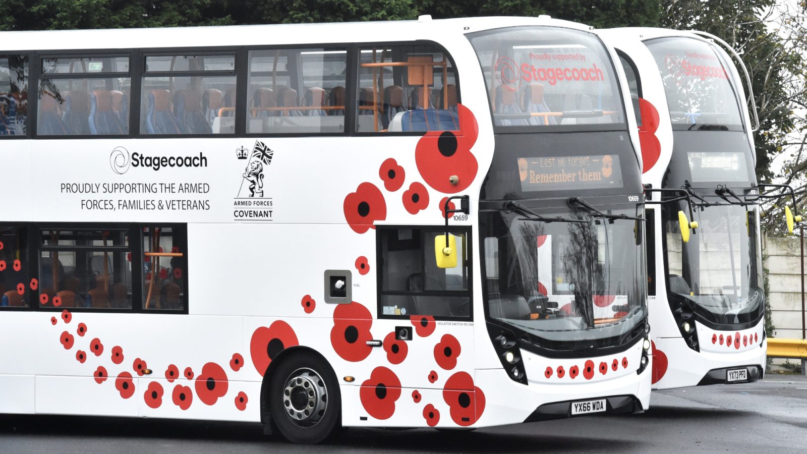 Stagecoach offers free travel to veterans this Remembrance Day
