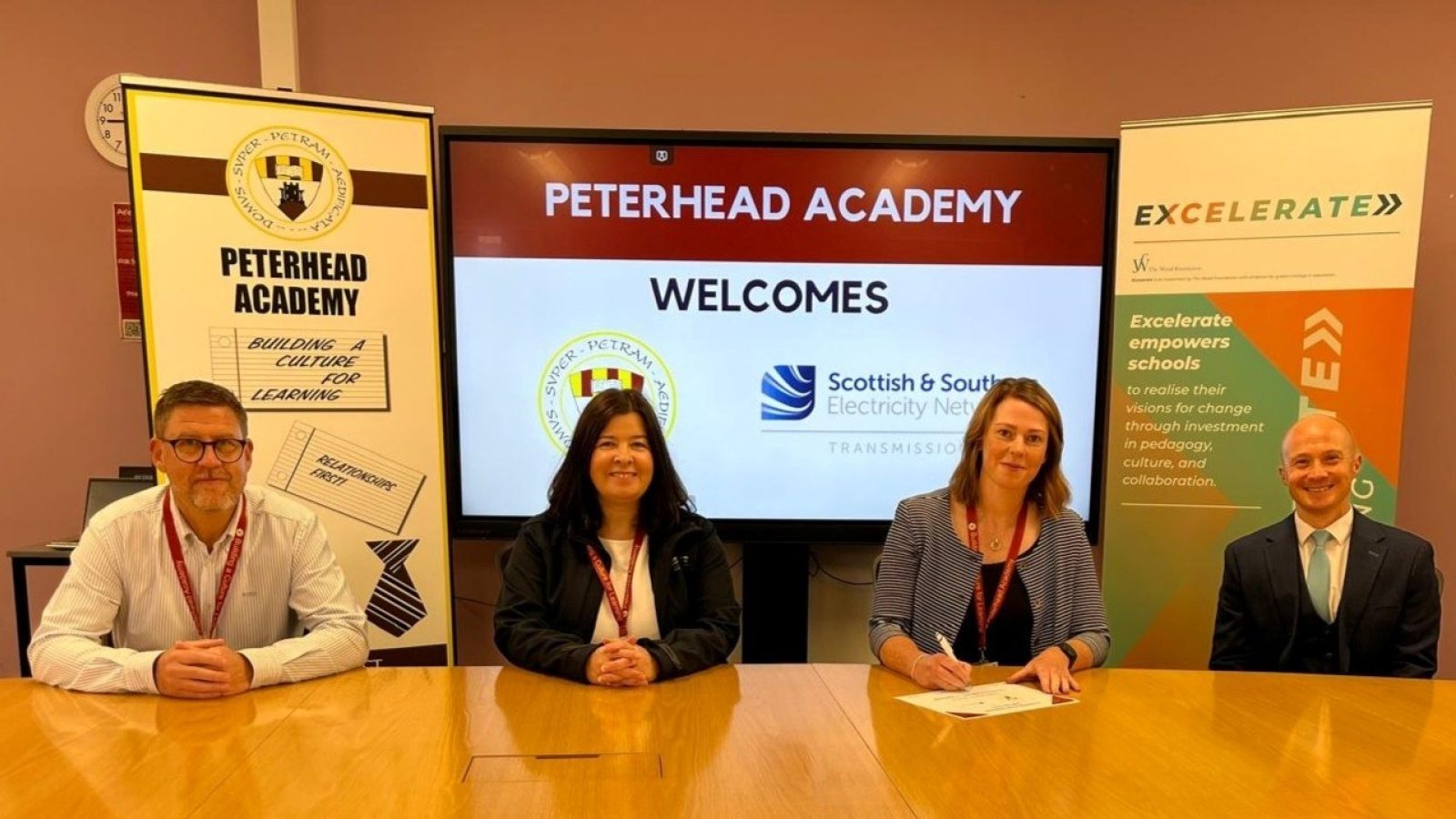 SSEN Transmission launches learning partnership with Peterhead Academy