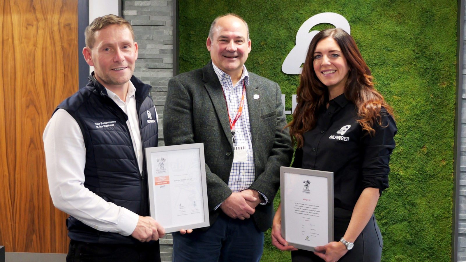 Honouring Service on Remembrance Day: Bilfinger UK recognised with bronze award