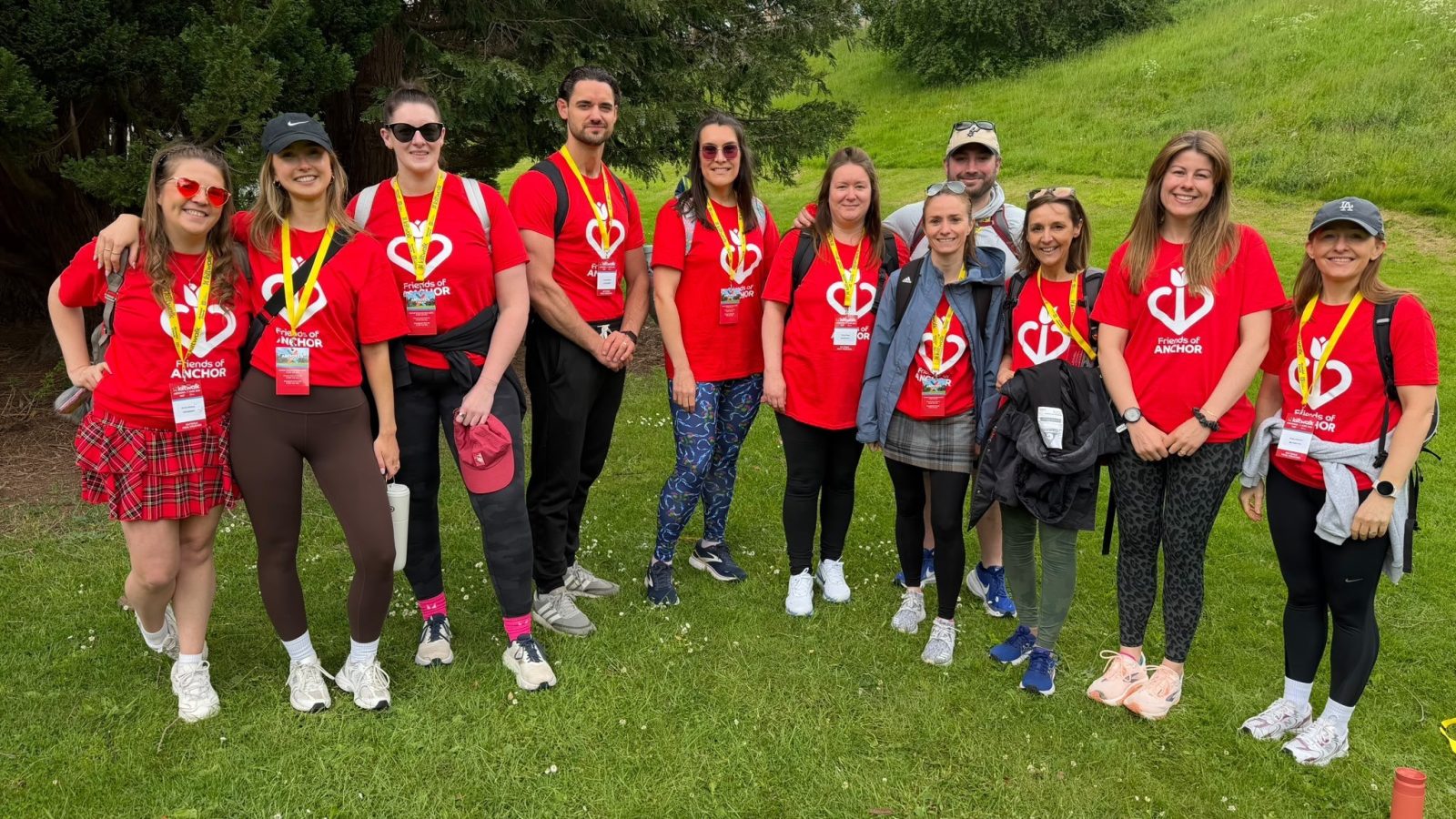 Quensh team completes Kiltwalk Mighty Stride in support of Friends of ANCHOR