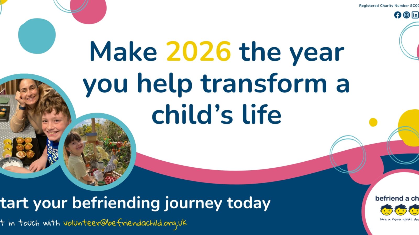 Make 2026 the year you help transform a child’s life: Befriend a Child is actively calling for new volunteer befrienders