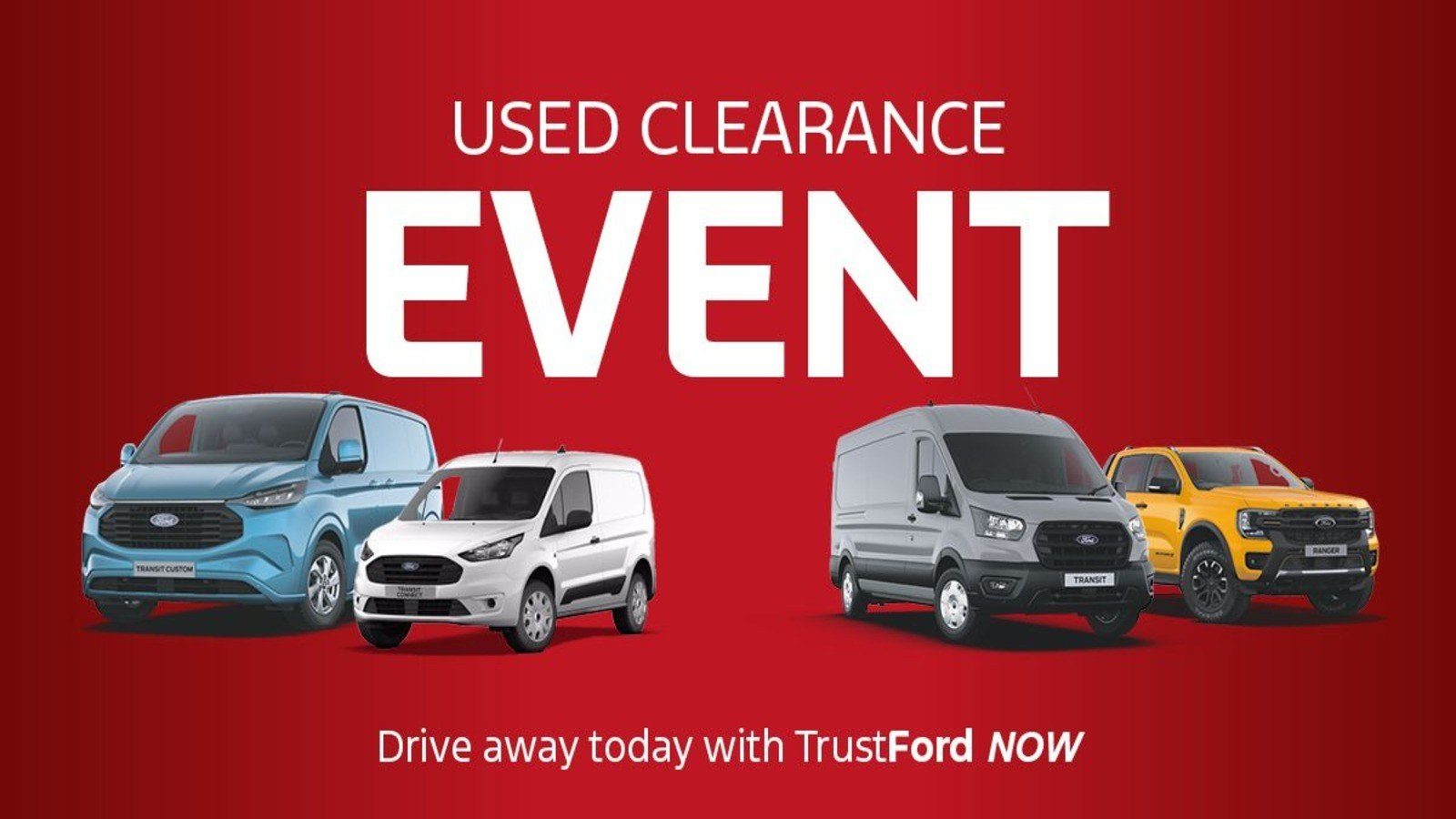 October Clearance Event now live at TrustFord Aberdeen