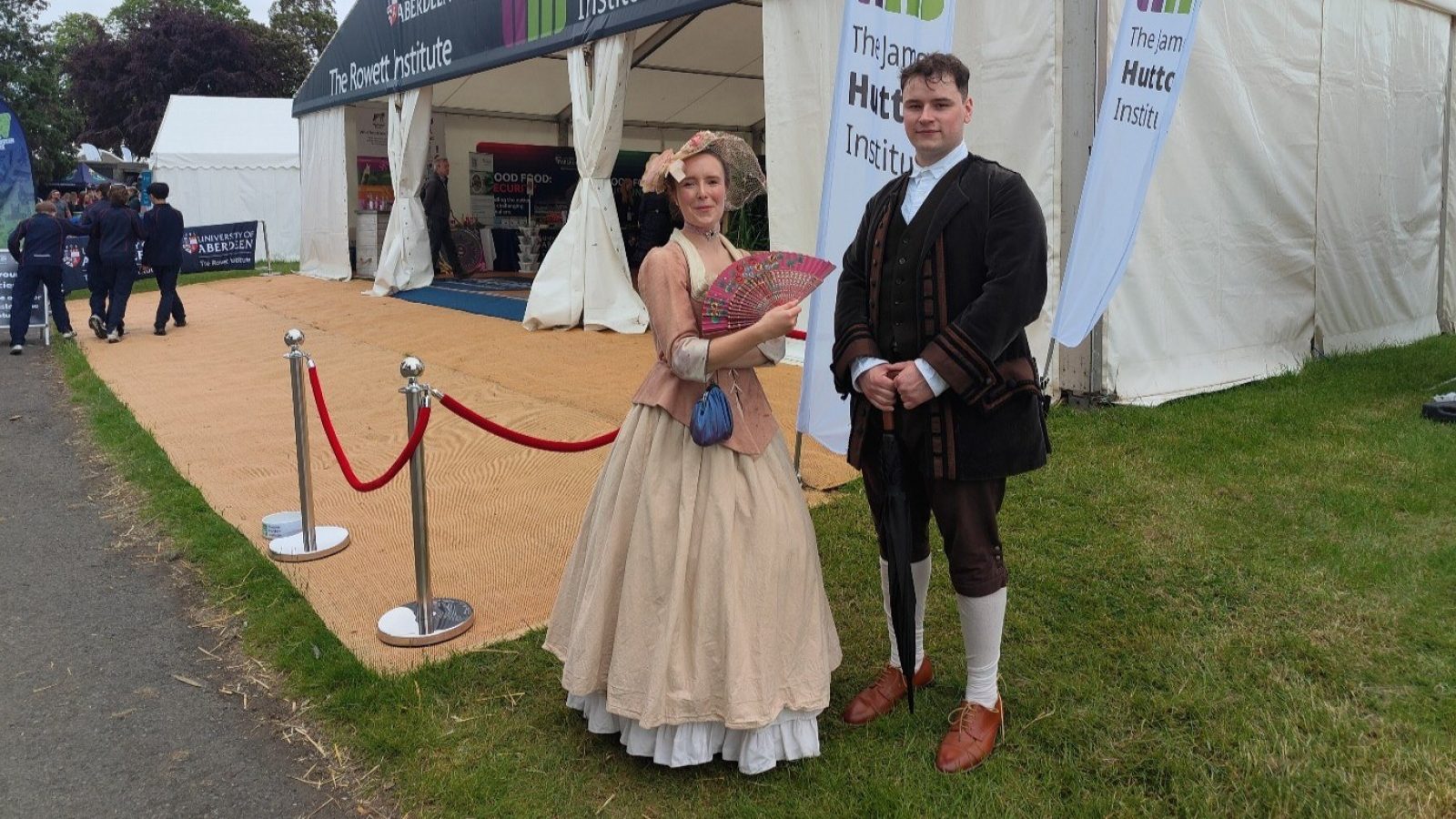 Actors bring James and Isabella Hutton to life at the Royal Highland Show