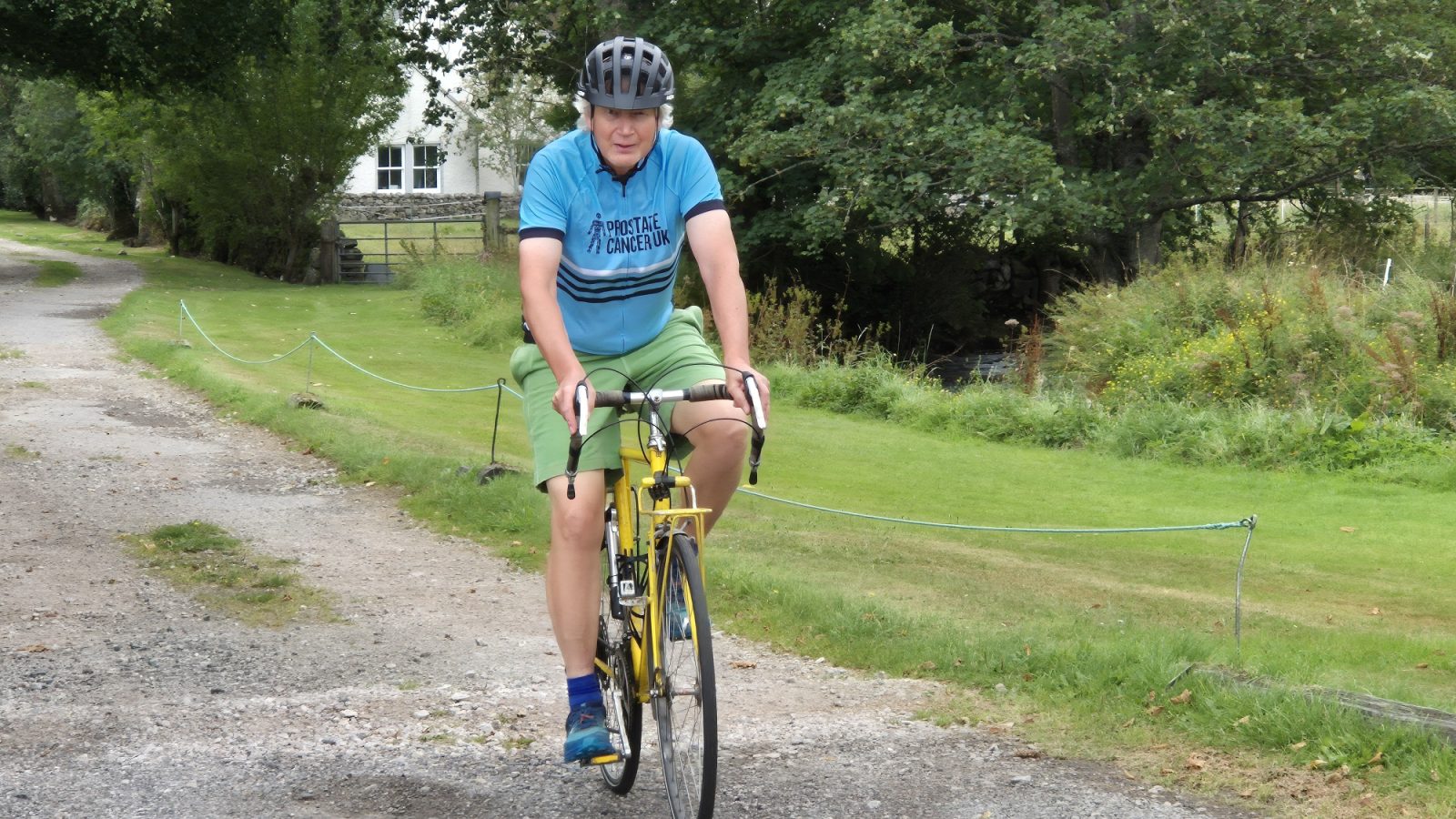 Jeb Tyrie completes Tour de 4 Cycle Challenge, raising £6,000 for Prostate Cancer UK
