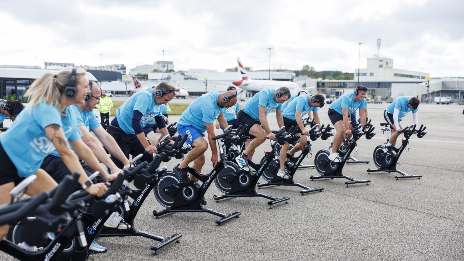 Pedalling with Purpose: £24,000 raised at Jet Set Spin at Aberdeen International Airport for AberNecessities and Sport Aberdeen