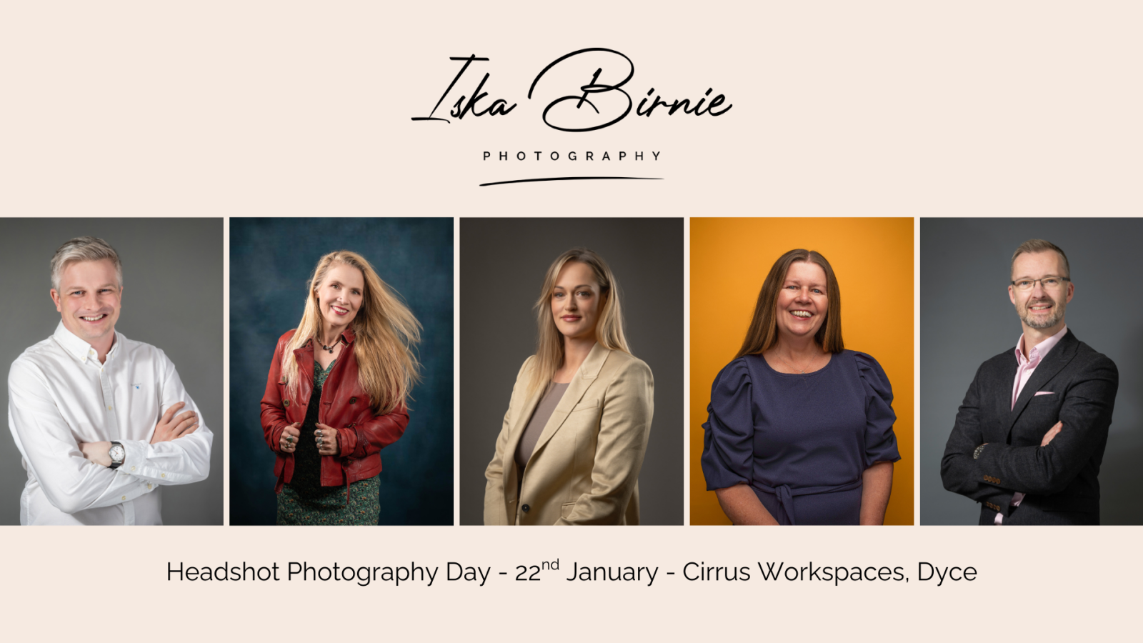 New Year headshot day at Cirrus Workspaces