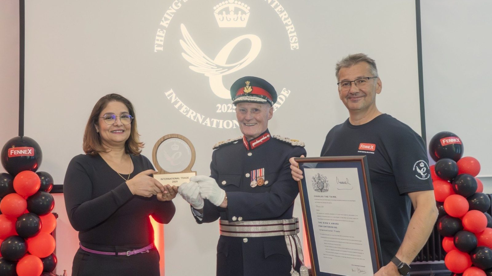 Fennex showcases expanded office space as it celebrates King’s Award for Enterprise