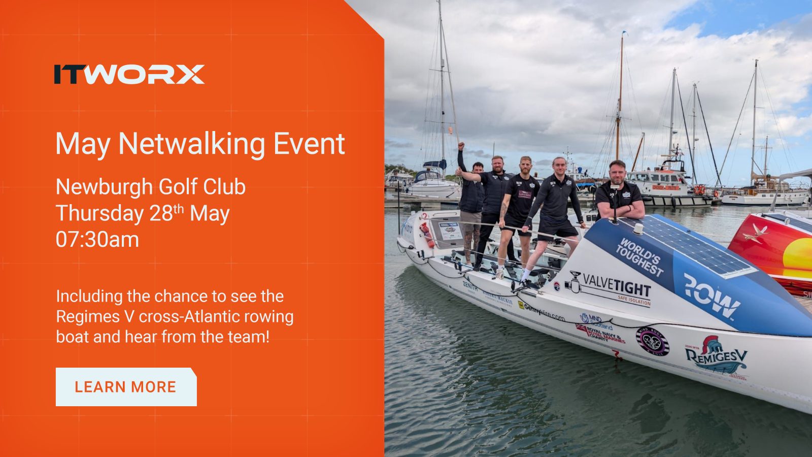 Aberdeen netwalking event to feature Atlantic rowing challenge team