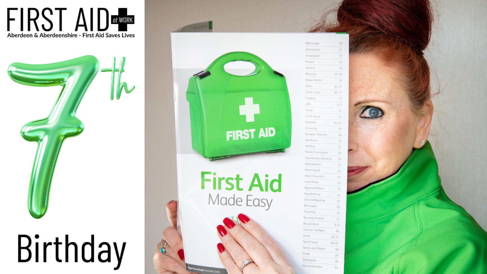 First Aid at Work Aberdeen & Aberdeenshire celebrates seven years in business