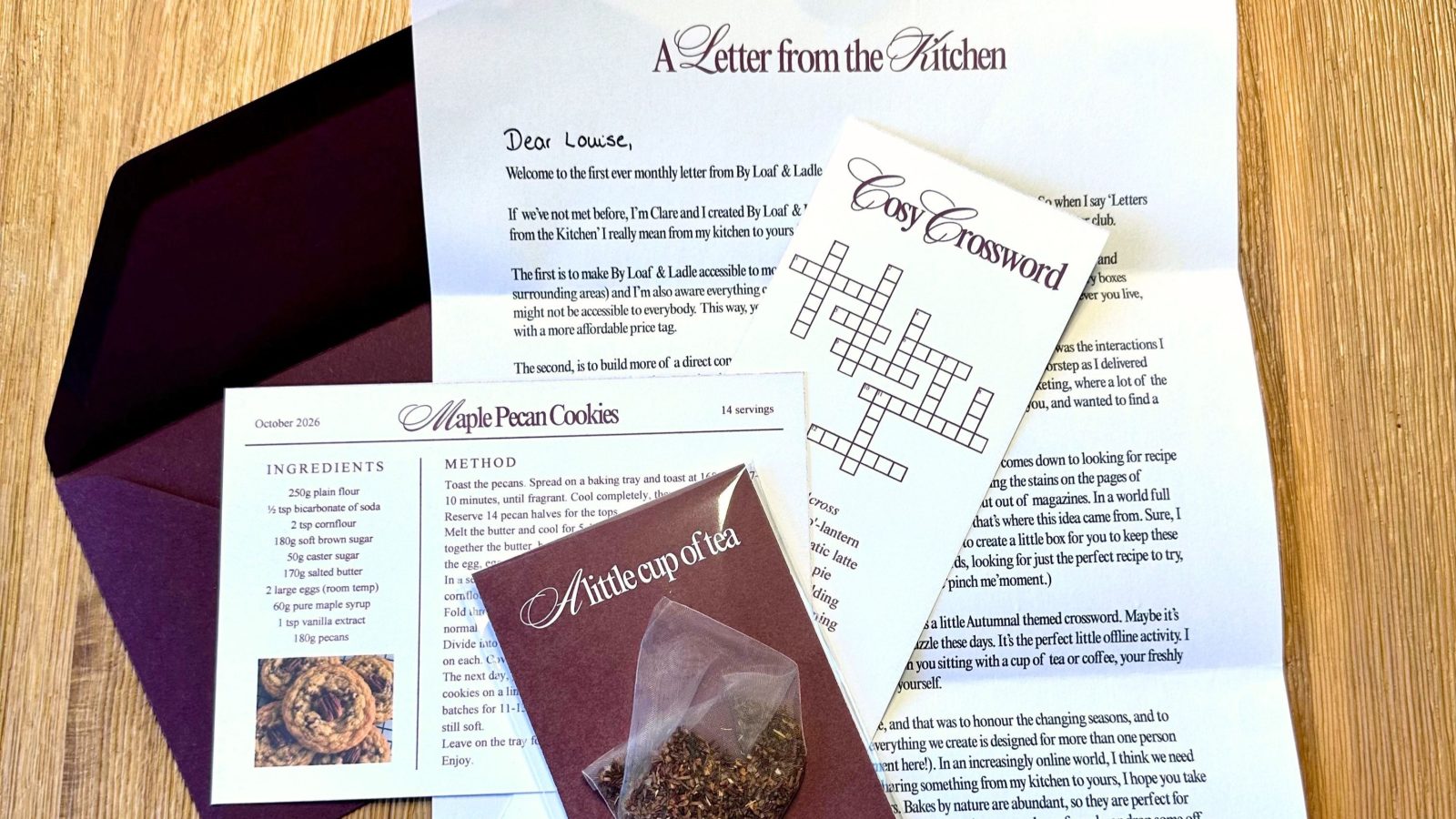 Aberdeenshire food business encourages people to  switch off with new monthly snail mail subscription