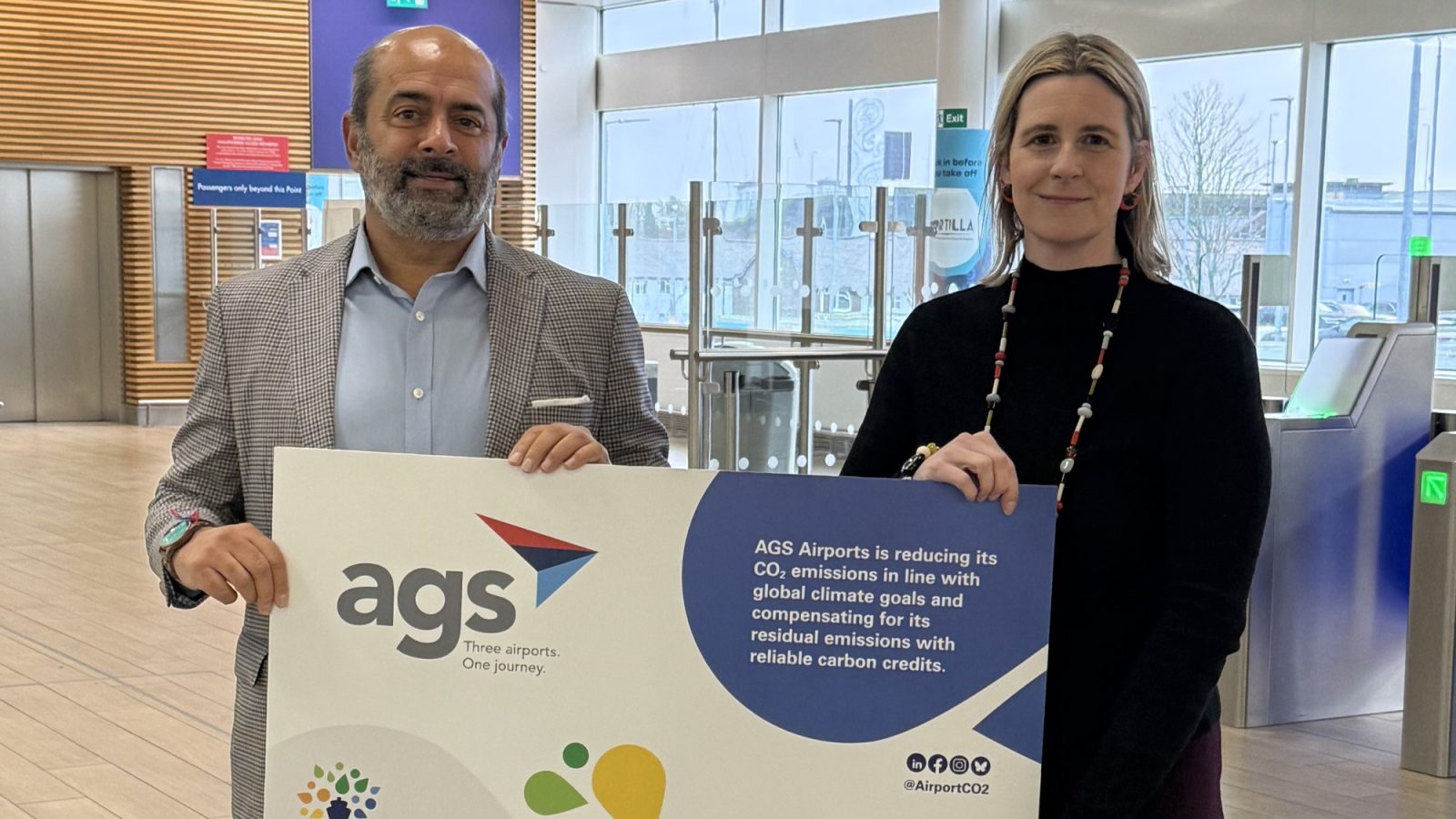 AGS Airports’ net zero journey recognised by global carbon accreditation scheme