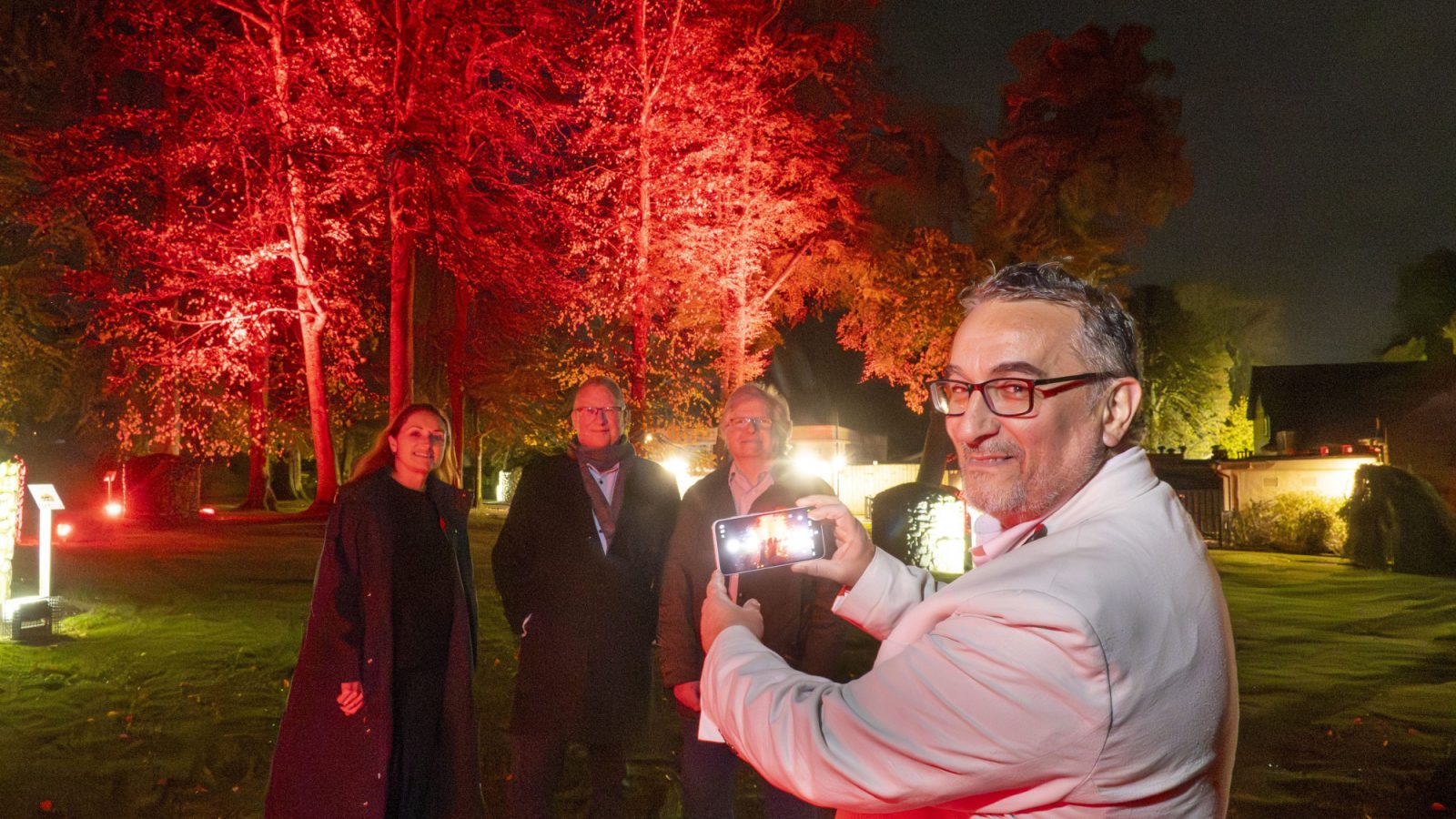 New lights unveiled for trees in Hazlehead Park