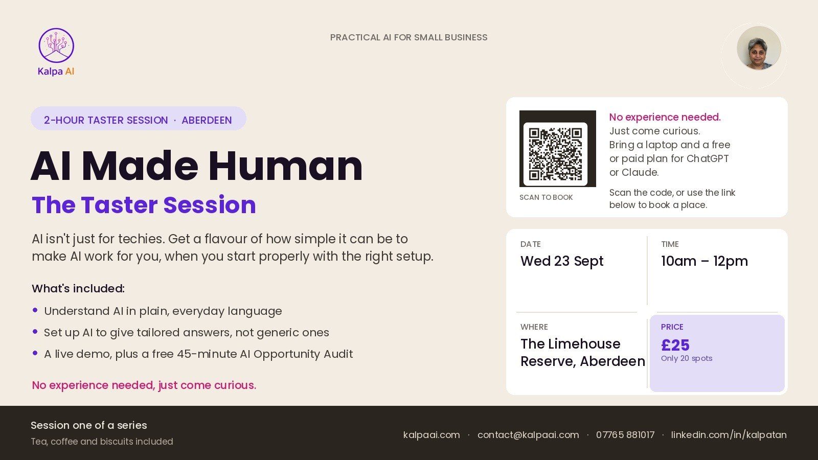 AI workshop to help businesses communicate more authentically