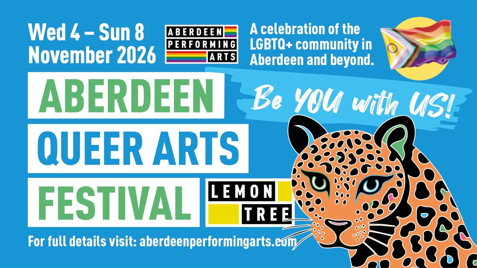 Aberdeen Queer Arts Festival to platform LGBTQ+ brilliance at the Lemon Tree