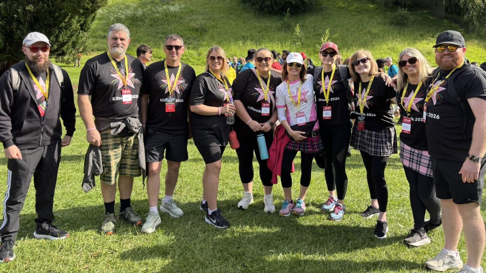 Odfjell Technology colleagues complete Aberdeen Kiltwalk in support of Abbie’s Sparkle Foundation