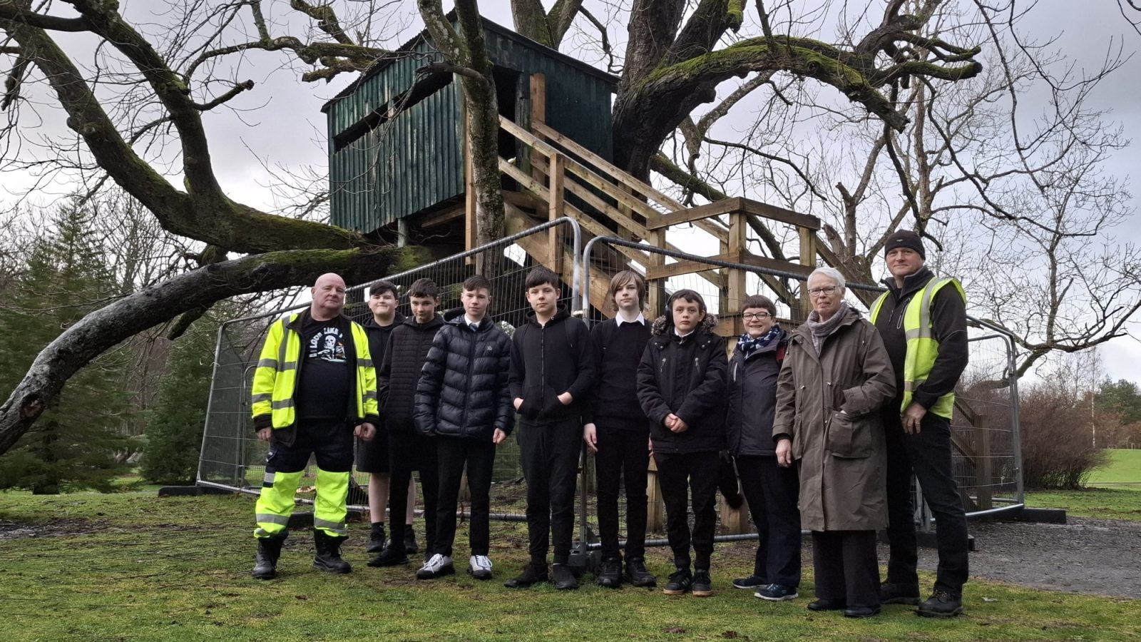 Support for new Aden Country Park treehouse