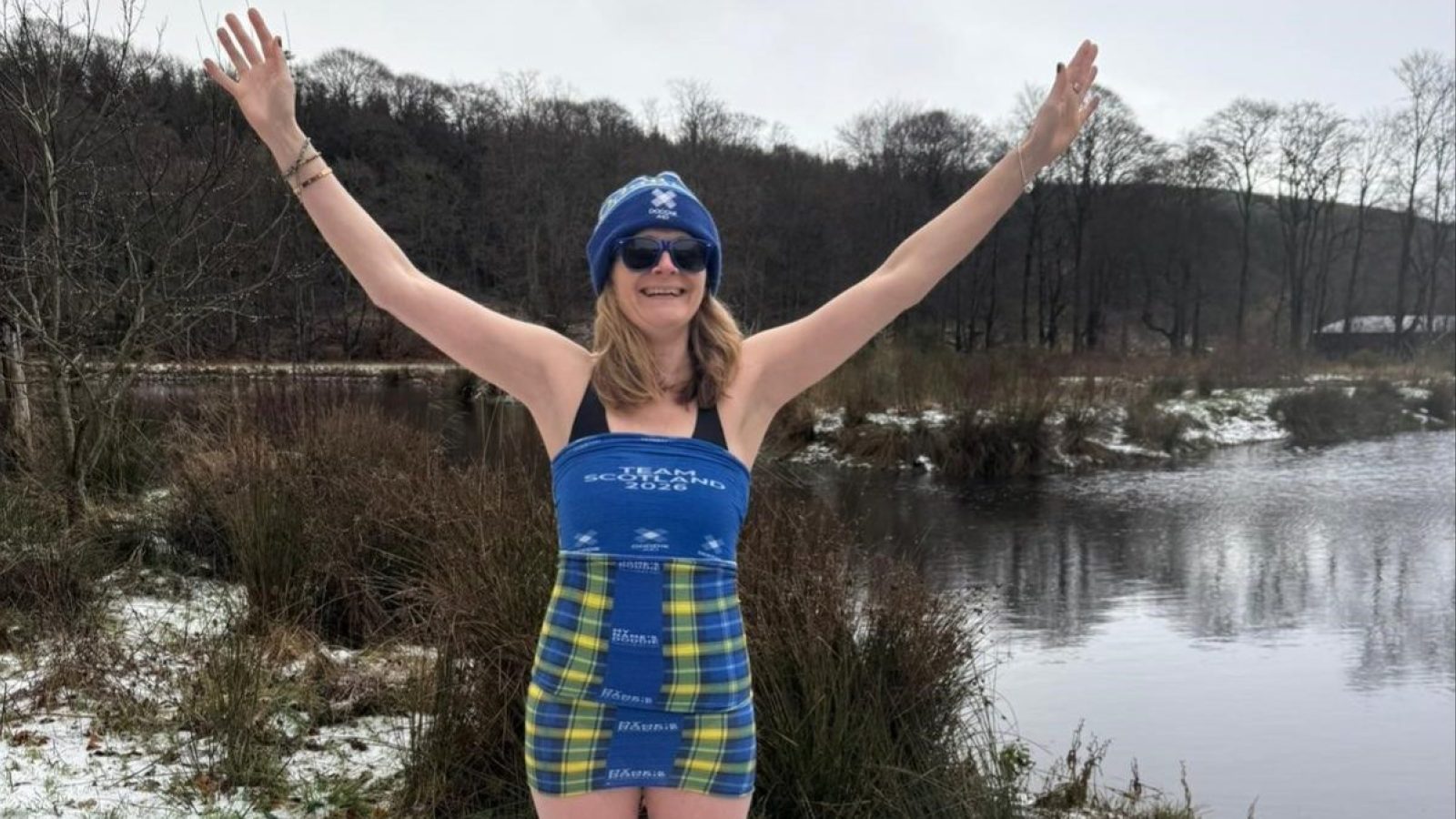 Aberdeen architect makes a splash on BBC Breakfast wearing only a snood