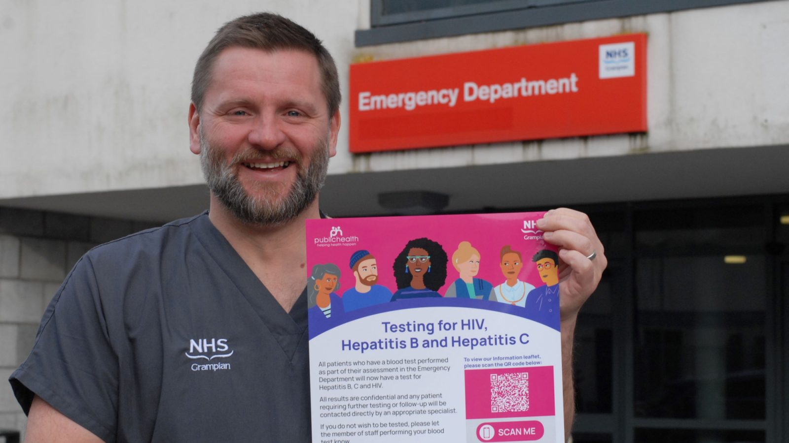 NHS Grampian’s Emergency Department first in Scotland to introduce routine blood-borne virus testing