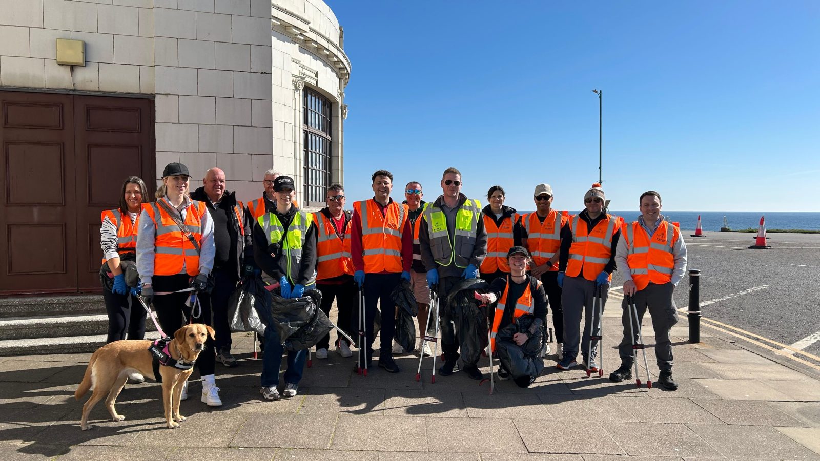 Barratt and David Wilson Homes take part in Aberdeen beach clean-up