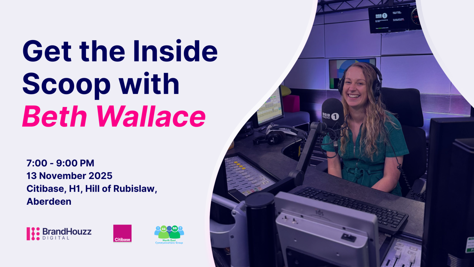 BrandHouzz to host inspirational evening with DJ and presenter Beth Wallace