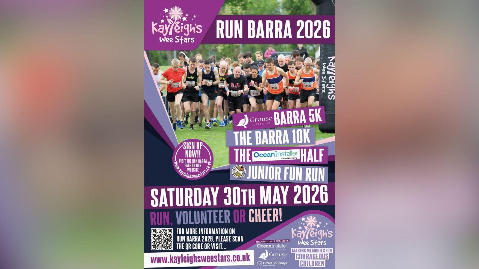 Businesses urged to rally behind Run Barra 2026 in support of Kayleigh’s Wee Stars
