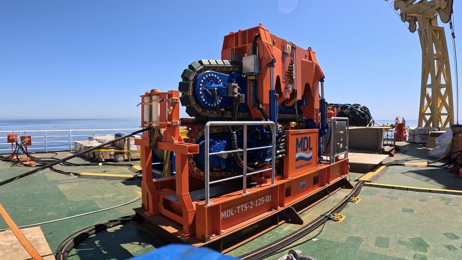 MDL supports Saipem cable lay in the Med
