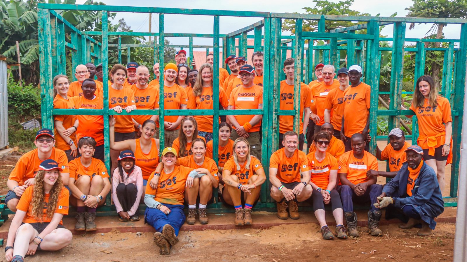 GEF charity volunteers support Kenyan community on record-breaking house-building trip