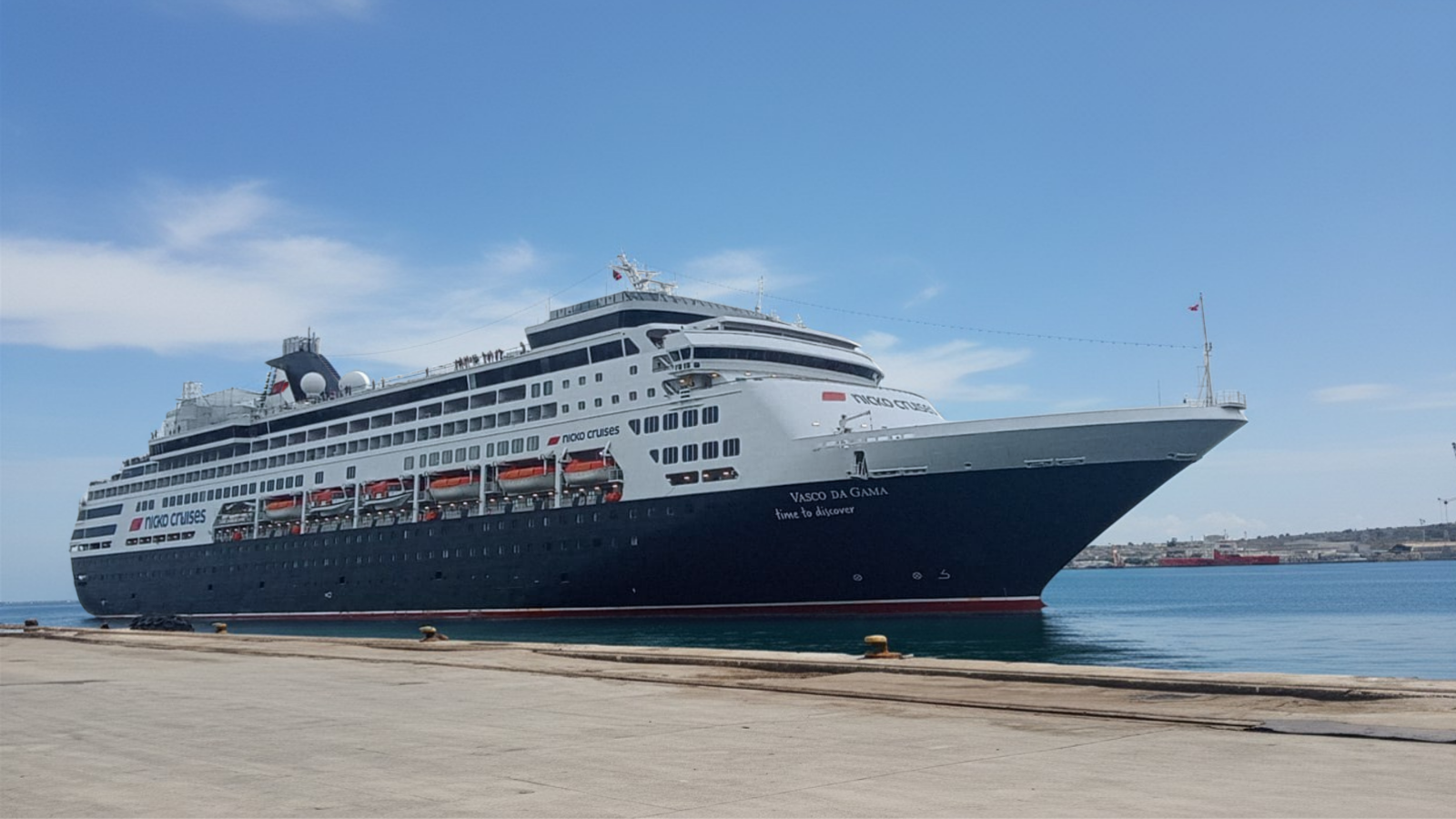 Cruise call in Luanda marks first visit of Vasco da Gama