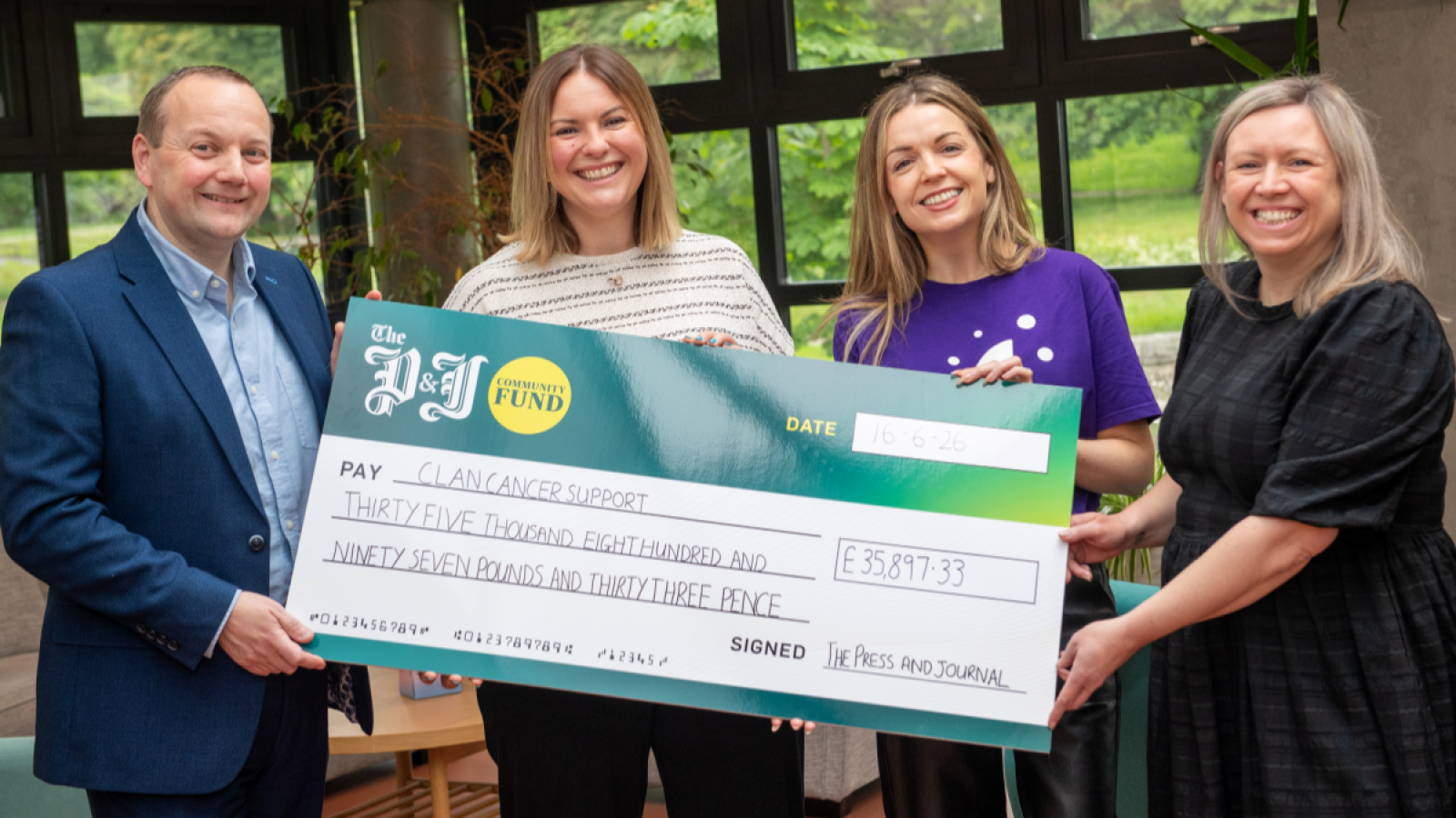 The P&J Community Fund donates over £70,000 to local charities