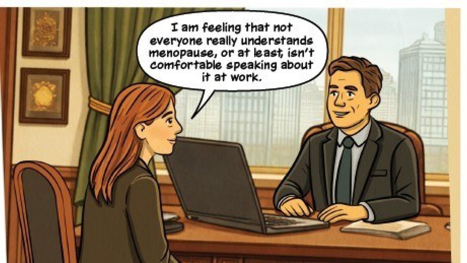 New university comic calls for improved menopause support in the workplace