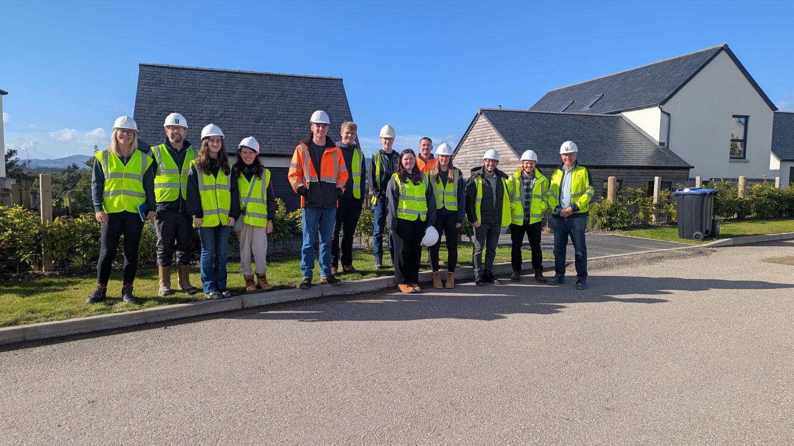 AJC welcomes RGU students to Woodend sustainable housing development