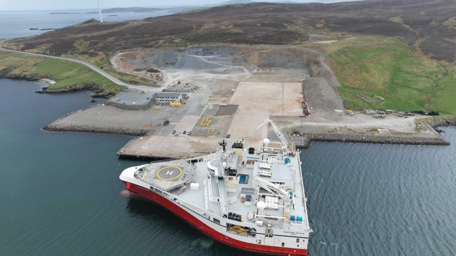 Brown & Mason commits to Shetland’s Dales Voe decommissioning site