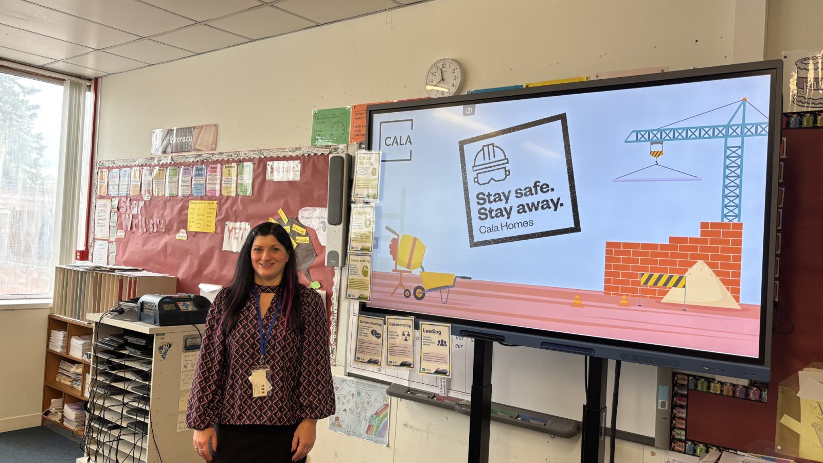 Banchory Primary School welcomes Cala Homes for building site safety talk