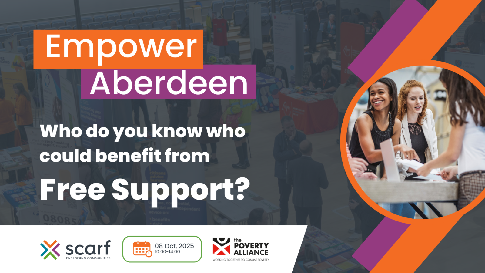 Charities ask public to spread the word ahead of Aberdeen’s biggest support event