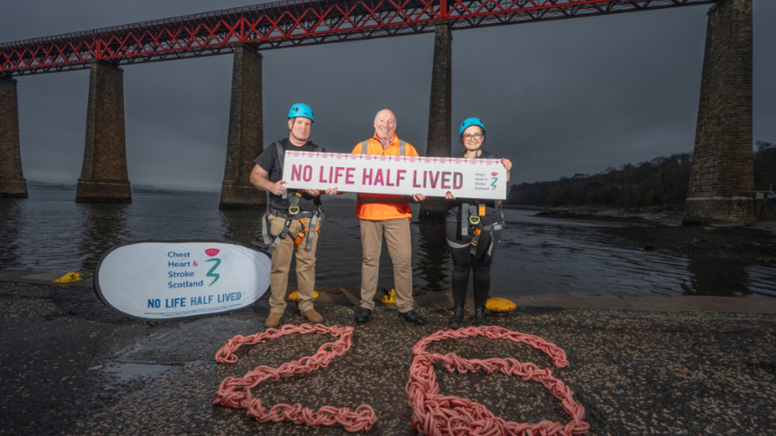 Limited spaces remain for Chest Heart & Stroke Scotland’s Forth Bridge Abseil 