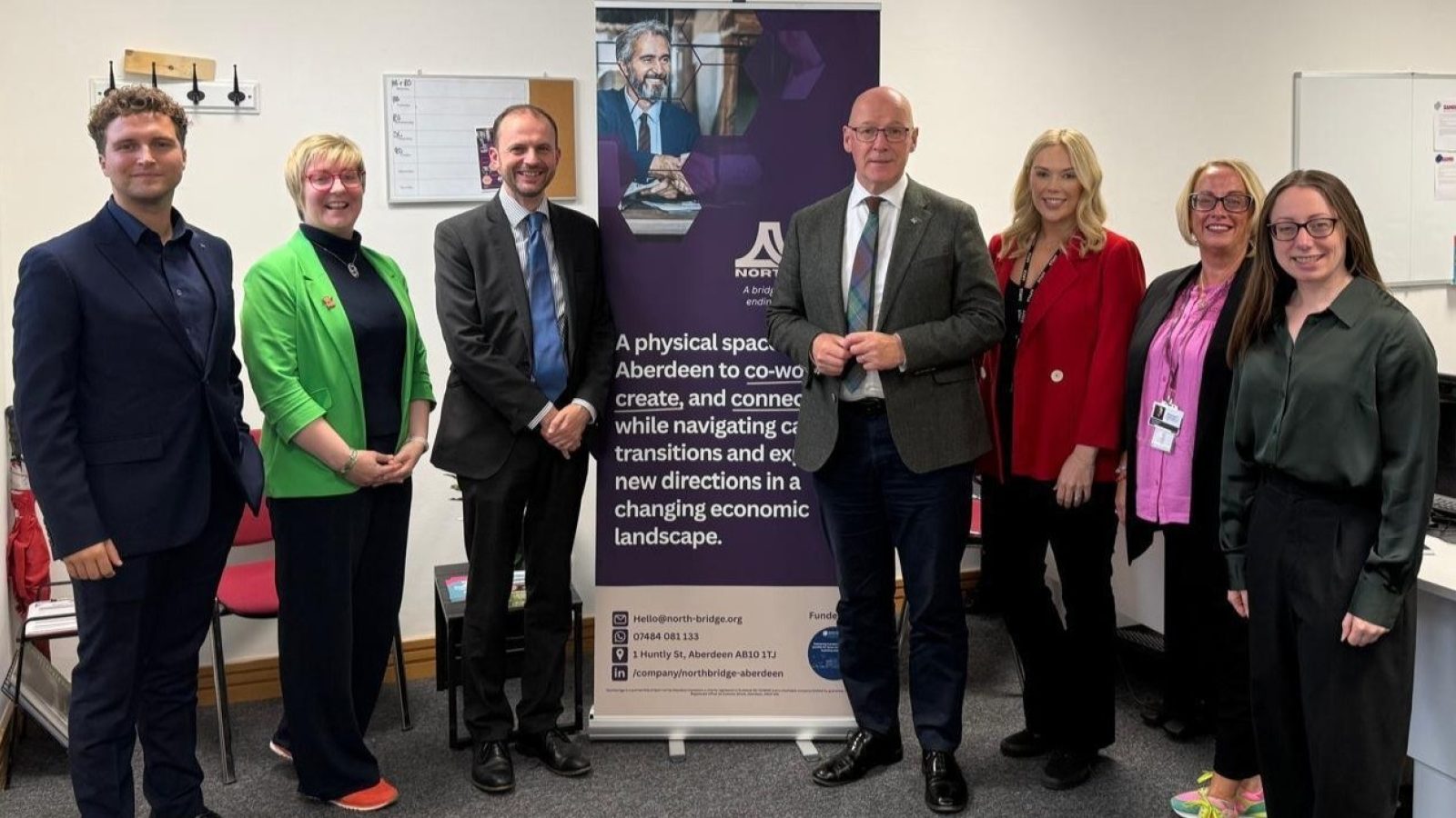 NorthBridge welcomes First Minister and Energy Minister to Aberdeen hub supporting workers through economic transition