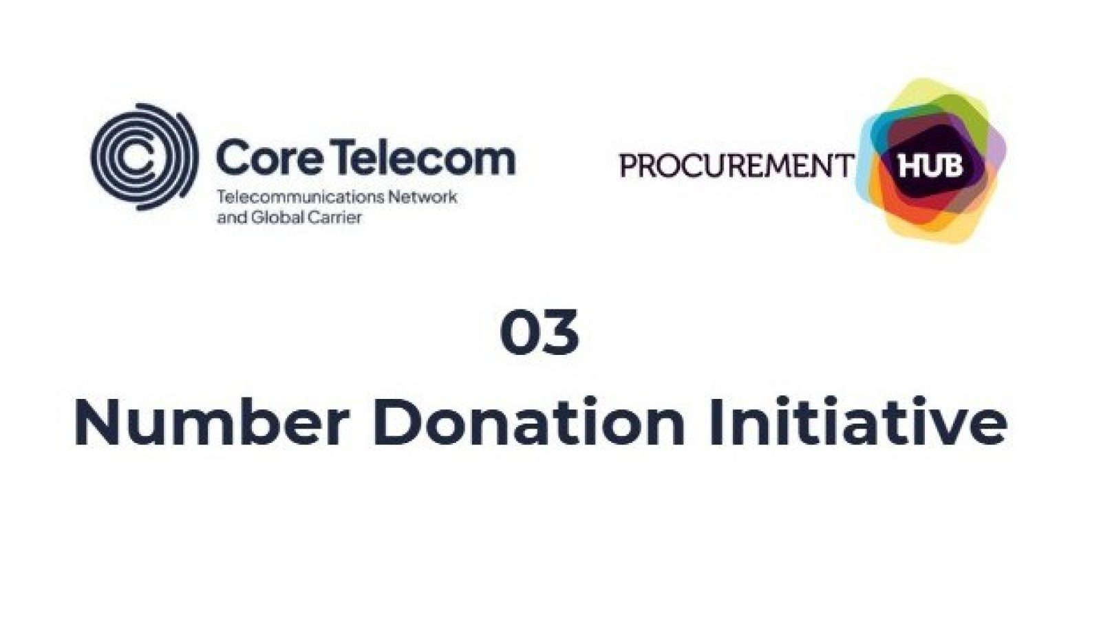 Procurement Hub partners with Core Telecom on Free 03 Number Initiative