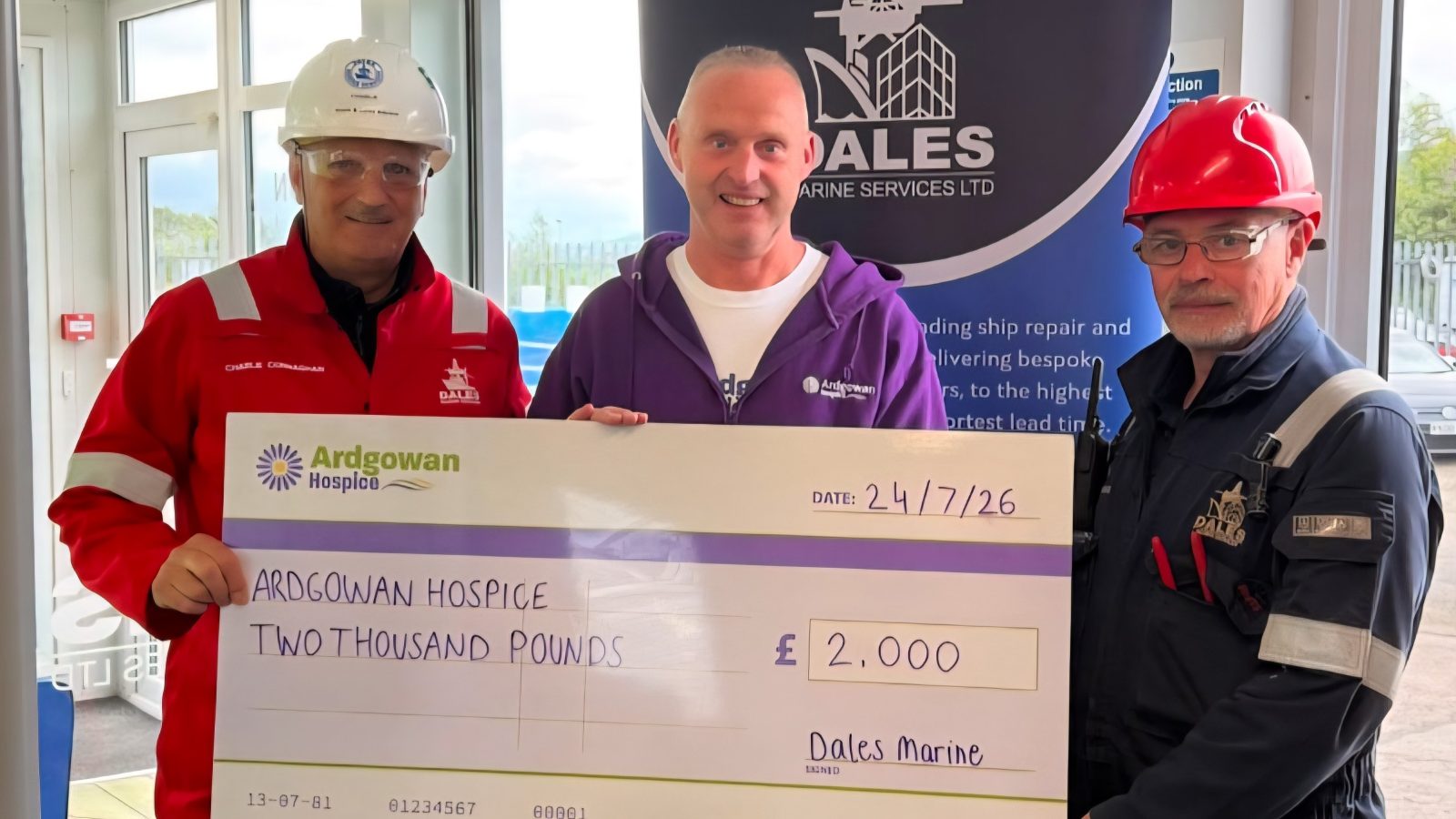 Dales Marine Services cycle event raises £4k for local charities