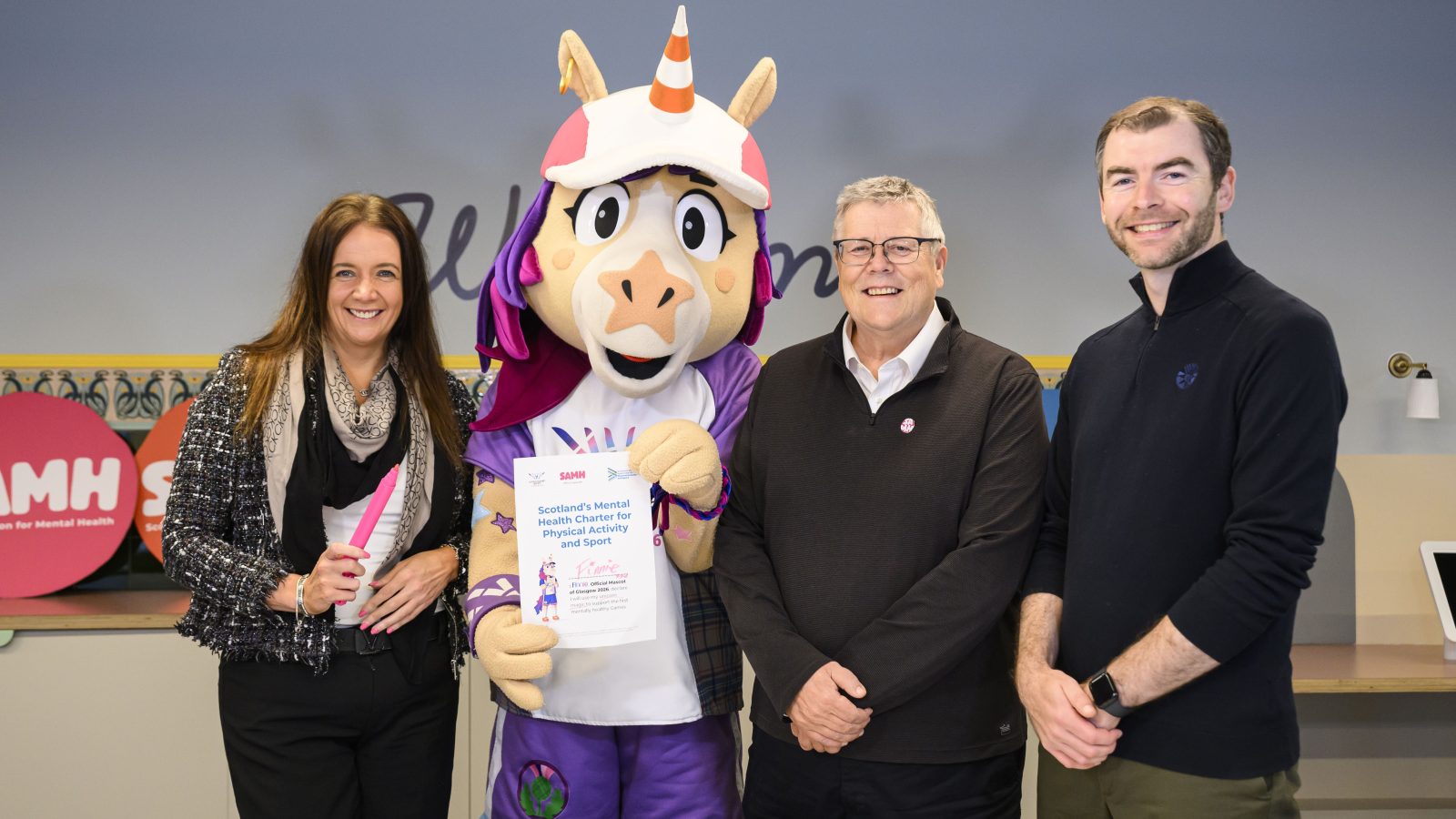 SAMH supports first ever mentally healthy Commonwealth Games