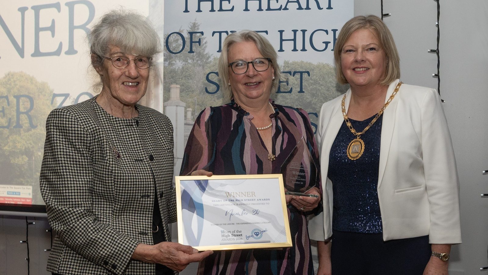 Winners announced in inaugural Aberdeenshire Heart of the High Street Awards